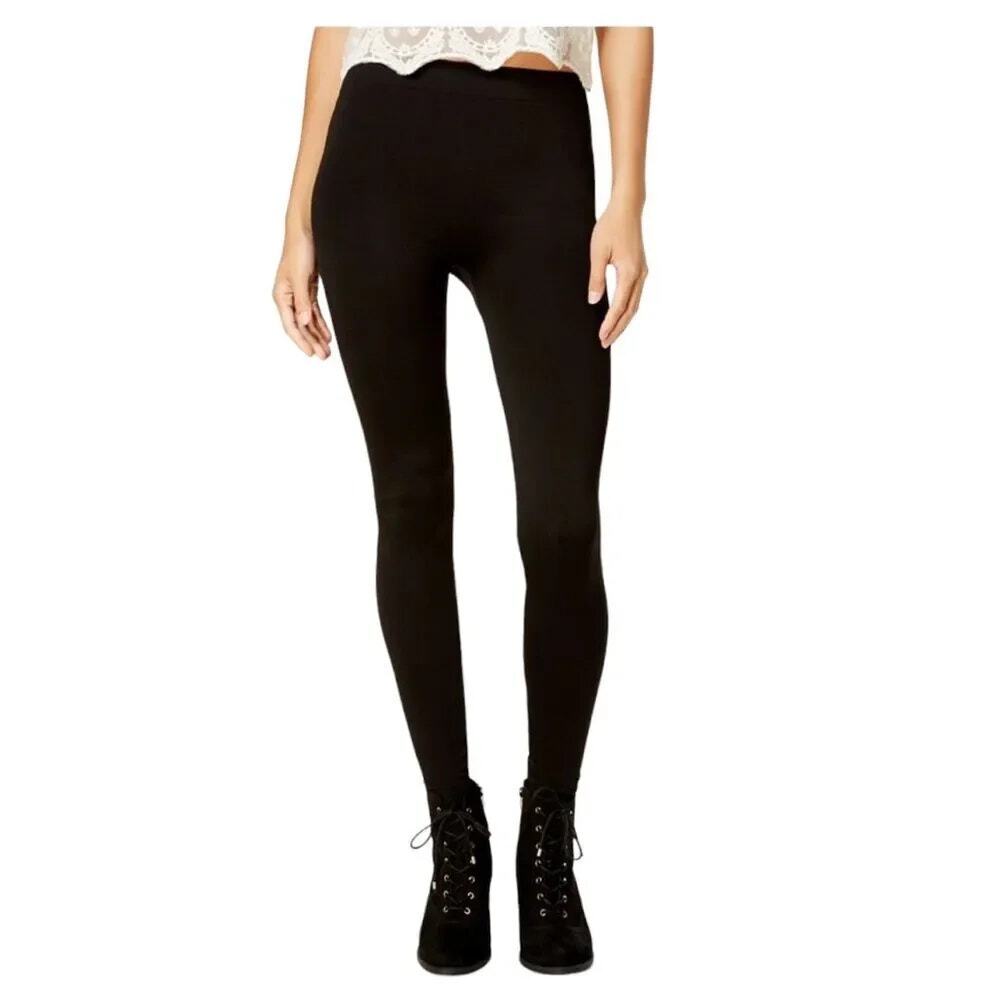 NWOT Ultra Flirt Black High Rise Stretchy Leggings Women's Size Medium